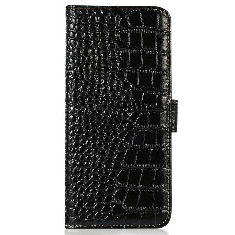 Capa para Oppo Find X9 Ultra em pele com textura de crocodilo