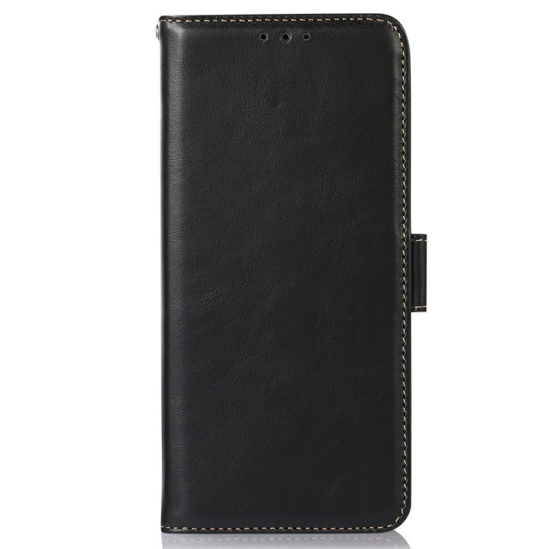 Capa para Oppo Find X9 Ultra 5G em couro verdadeiro