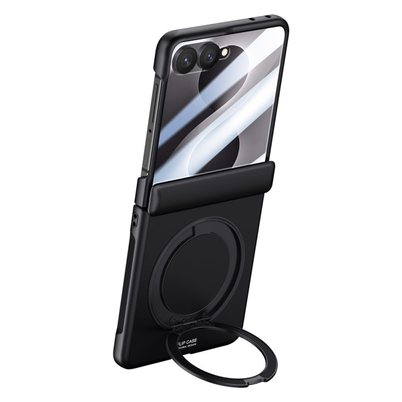 Capa para Samsung Galaxy Z Flip 8 com suporte giratório e proteção da dobradiça
