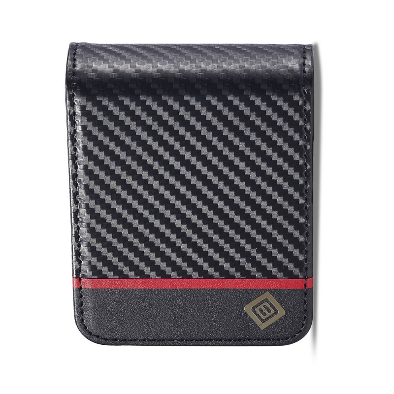 Capa para Samsung Galaxy Z Flip 8 em fibra de carbono da LC.IMEEKE