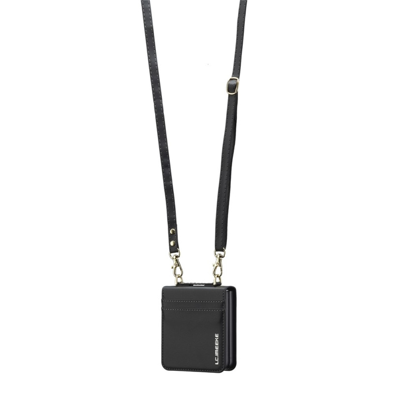 Capa para Samsung Galaxy Z Flip 8 com alça de ombro LC.IMEEKE