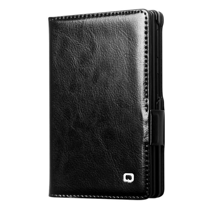 Capa para Samsung Galaxy Z Fold 8 em couro verdadeiro (proteção RFID) QIALINO