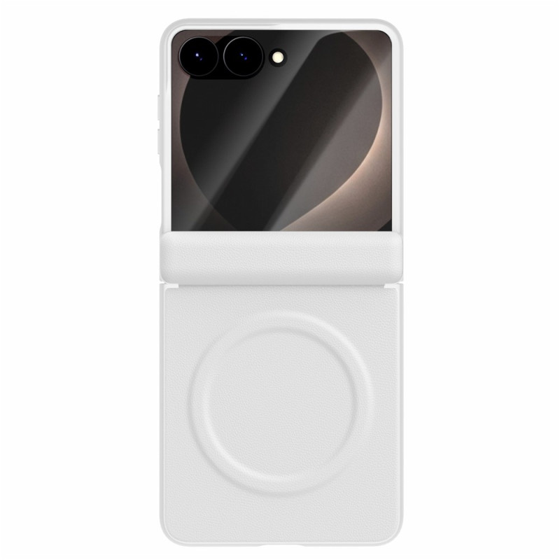 Capa magnética com efeito de couro para Samsung Galaxy Z Flip 8 da GKK