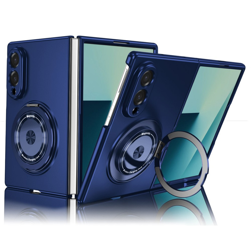 Capa magnética para Samsung Galaxy Z Fold 8 com anel giratório e suporte integrado