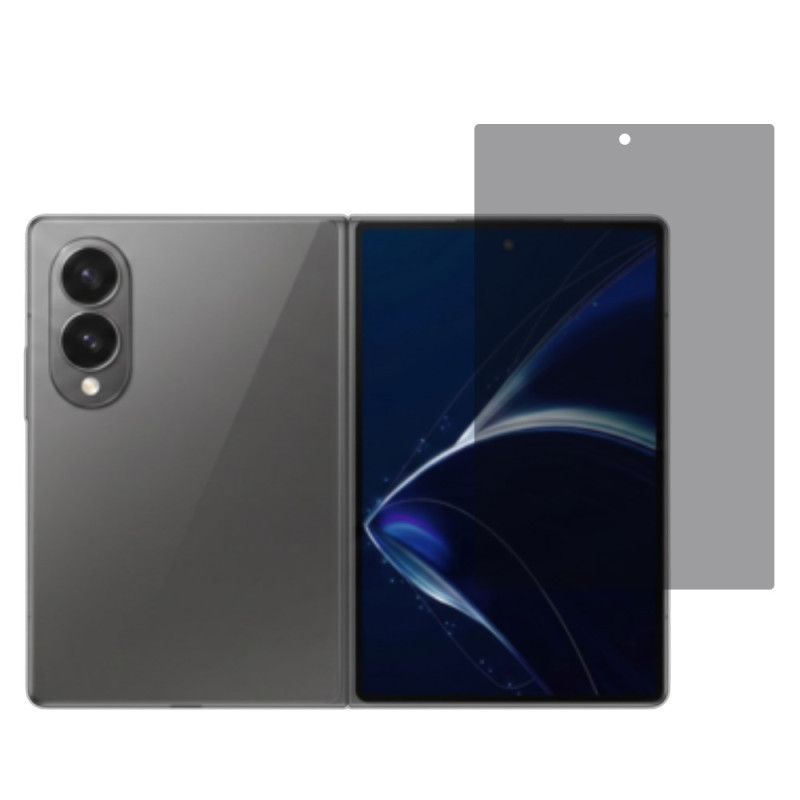 Proteção de vidro temperado anti-espião para o ecrã exterior do Samsung Galaxy Z Fold 8