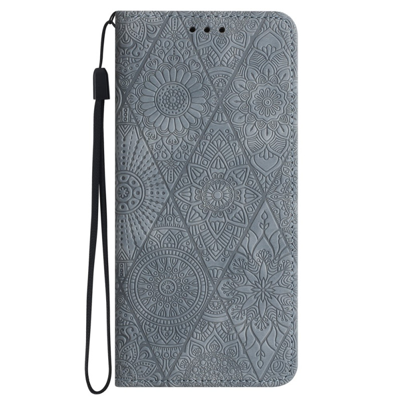 Capa Flip para Samsung Galaxy A27 5G, estilo patchwork