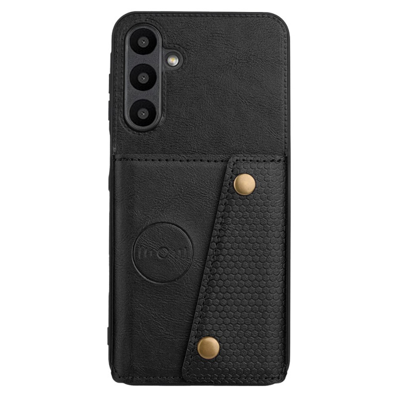 Capa para Samsung Galaxy A27 5G com porta-cartões e efeito de couro