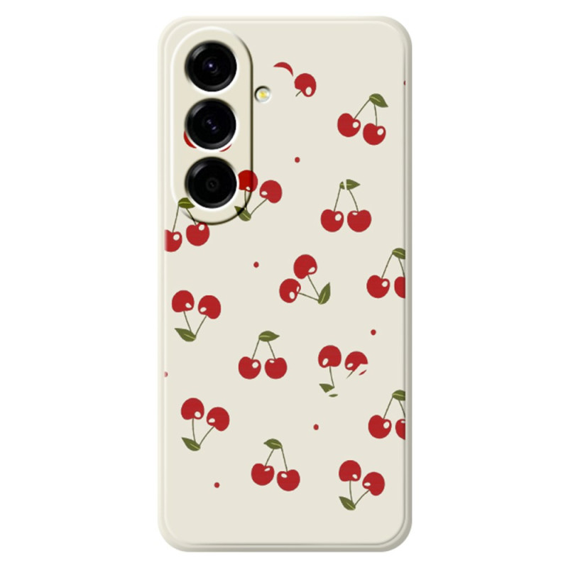 Capa para Samsung Galaxy A27 5G com padrão de cerejas