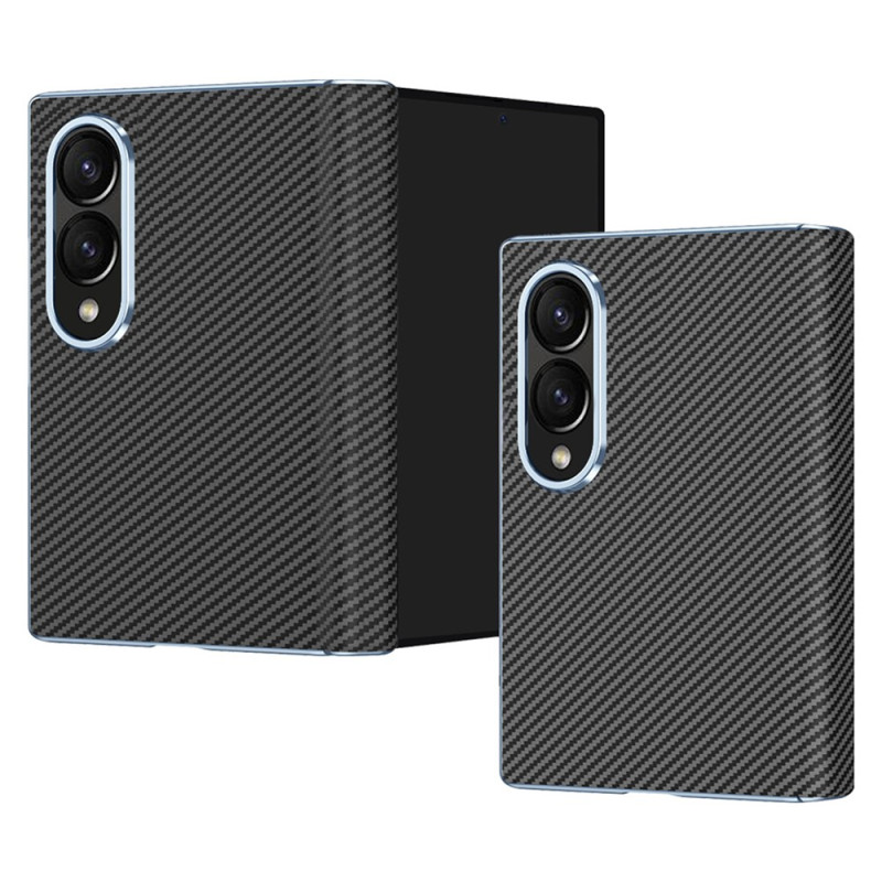 Capa para Samsung Galaxy Z Fold 8 com efeito de fibra de carbono