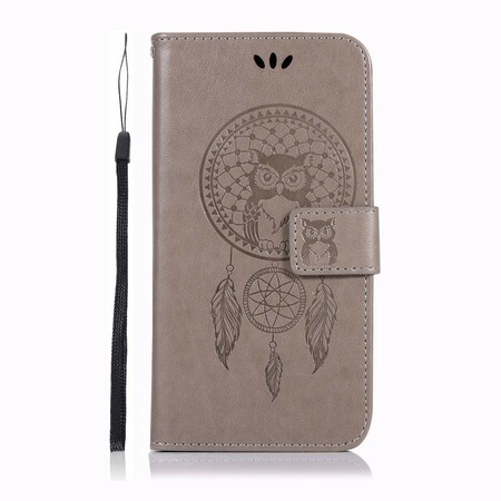 Capa Huawei Y5 2019 Coruja de Efeito Couro