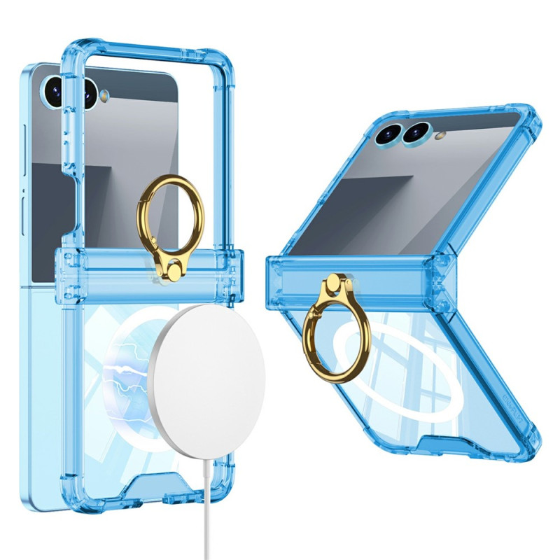 Capa magnética com anel de suporte para Samsung Galaxy Z Flip 8 da GKK