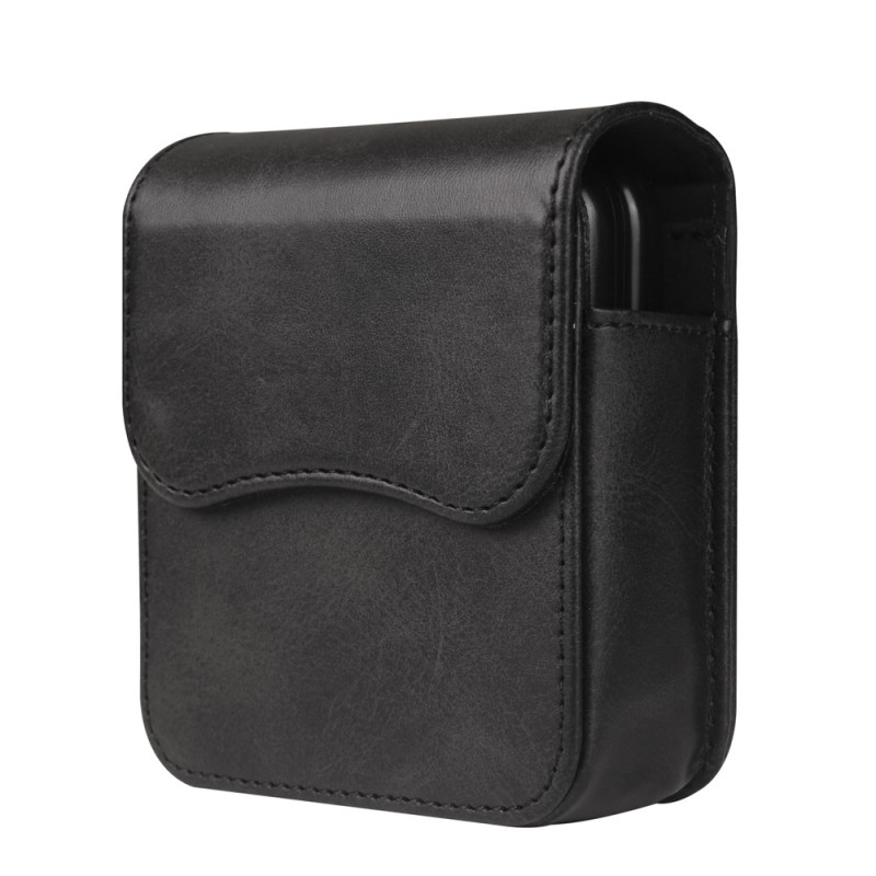 Capa universal para smartphone para usar no cinto, com fecho magnético e porta-cartões