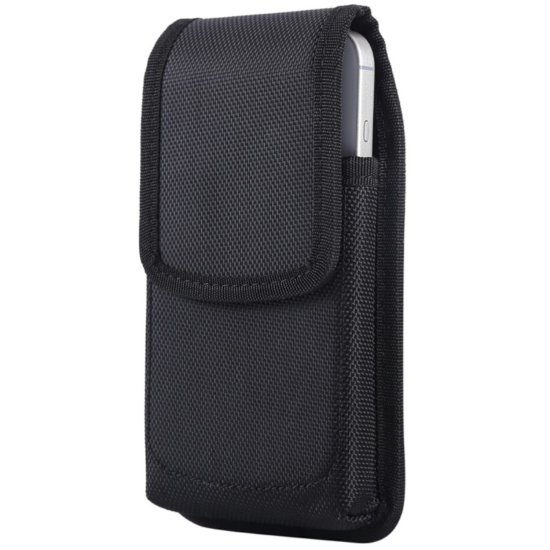 Capa universal de nylon para cinto para smartphones de 5,5 a 6,9 polegadas com fecho magnético