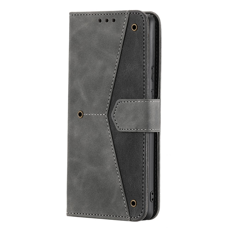 Capa bicolor com efeito de camurça para o Google Pixel 11