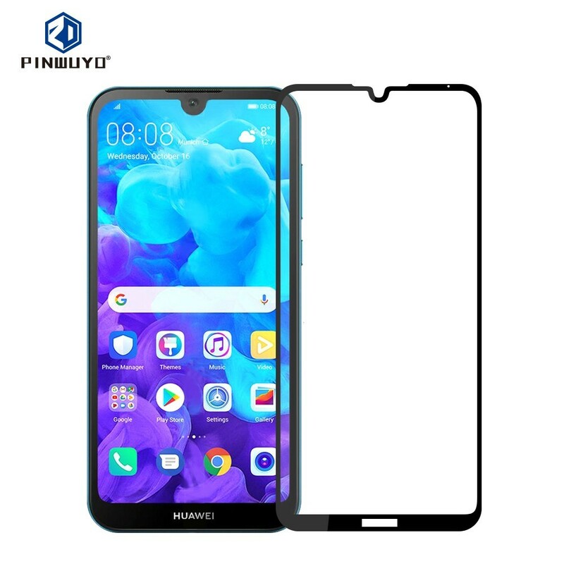 Protecção de vidro temperado para Huawei Y5 2019 PINWUYO