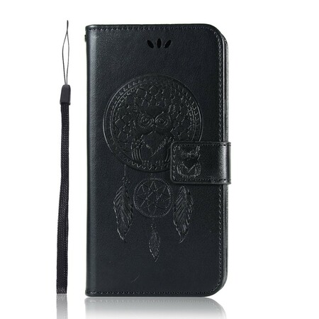 Capa Honor 20 Pro Leather Effect Dream Catcher Owl