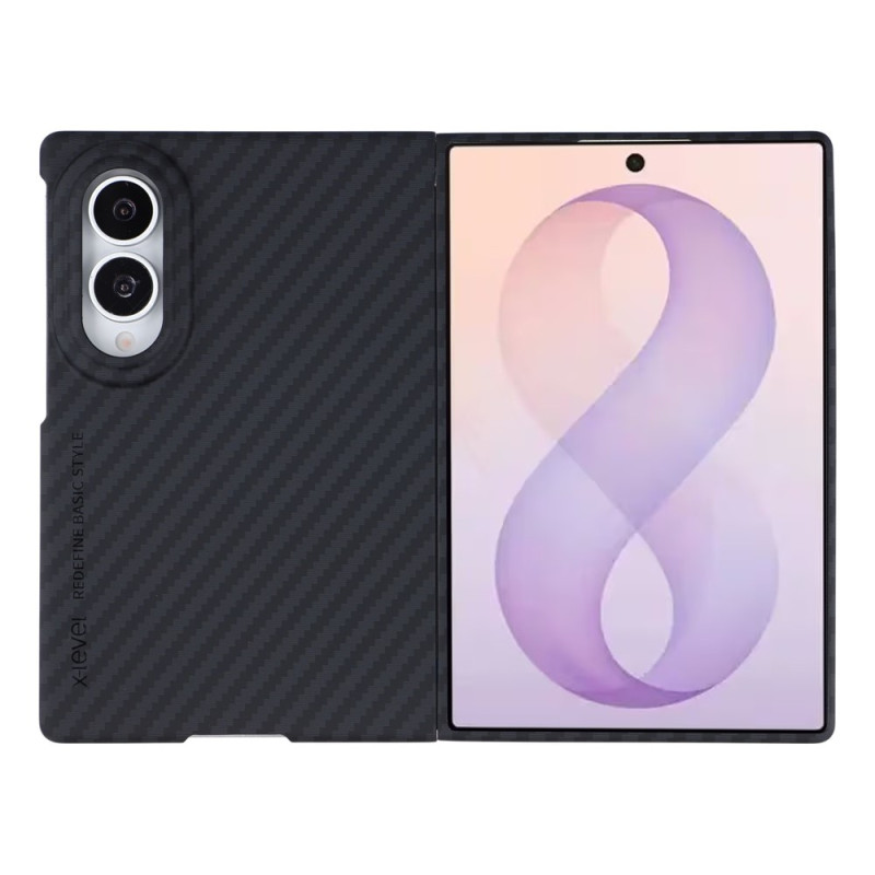 Capa para Samsung Galaxy Z Fold 8 em fibra de carbono X-LEVEL