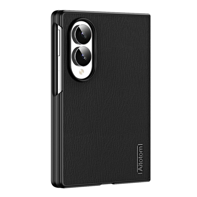 Capa para Samsung Galaxy Z Fold 8 com efeito de madeira