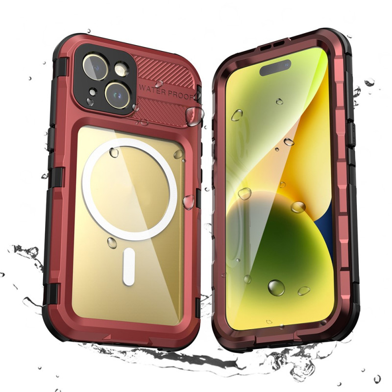Capa para iPhone 15 compatível com MagSafe e à prova de água SHELLBOX