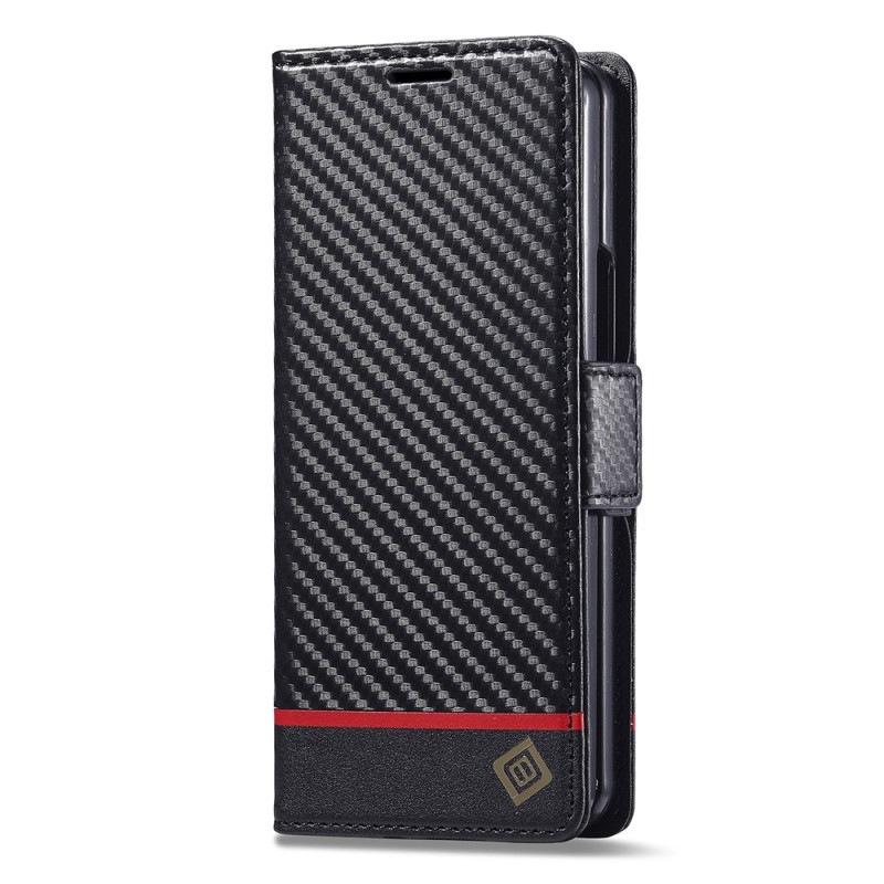 Capa Flip para Samsung Galaxy Z Fold 8 Ultra Carbono LC.IMEEKE