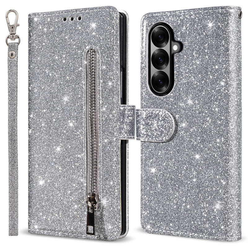 Capa para Samsung Galaxy Z Fold 8 Ultra com brilhantes e alça
