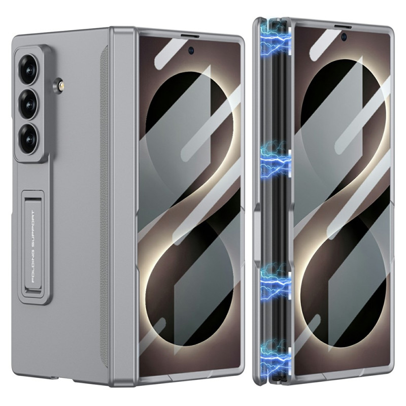 Capa para Samsung Galaxy Z Fold 8 Ultra com suporte e vidro temperado GKK