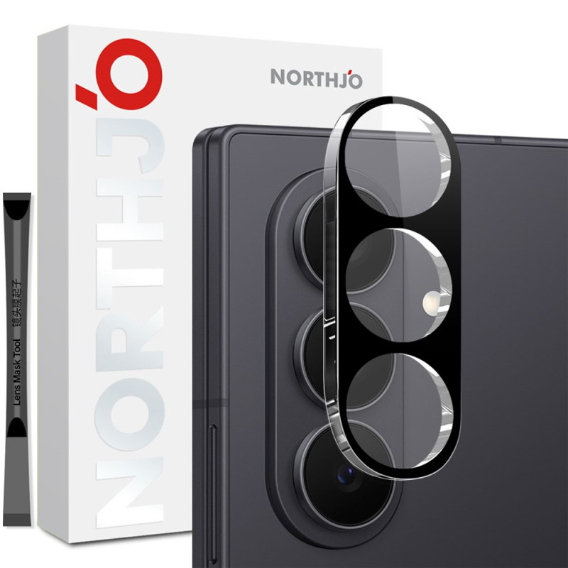 Protecção para lente de proteção em vidro temperado para o Samsung Galaxy Z Fold 8 Ultra (versão preta)