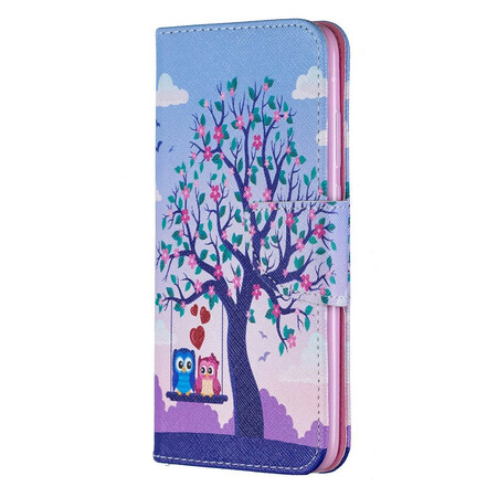 Capa Huawei P Smart Plus 2019 Corujas no Baloiço