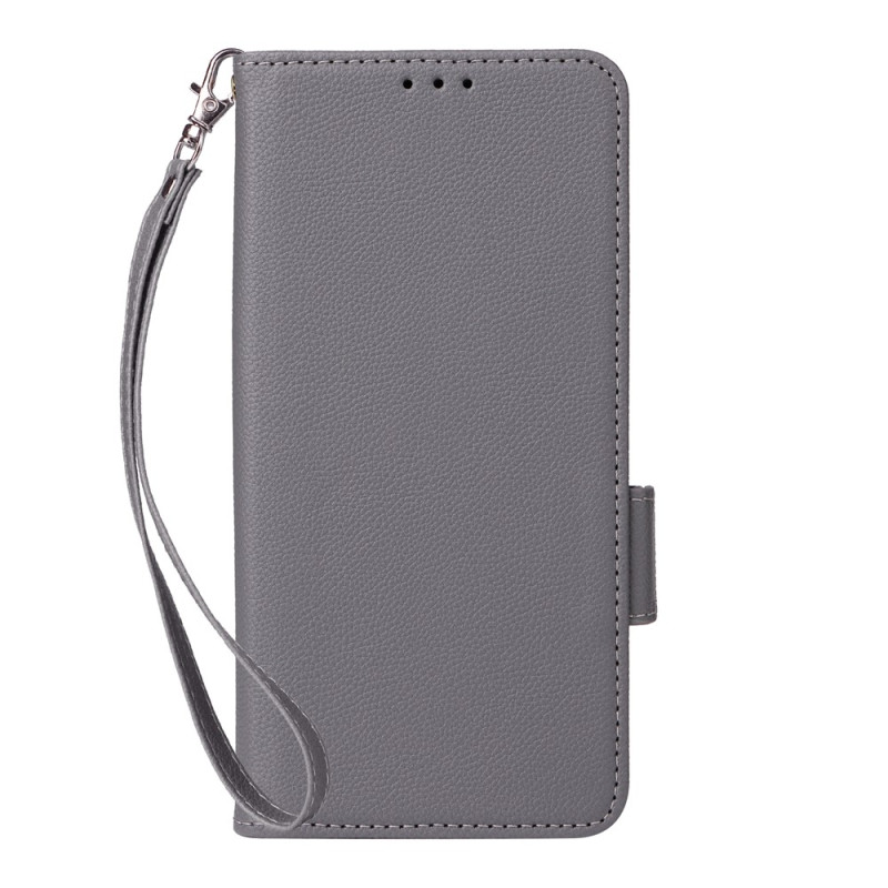 Capa para Oppo Reno 16 5G / 16 Pro 5G em imitação de couro Litchi com alça
