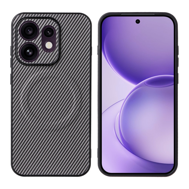 Capa para Oppo Reno 16 5G com textura de fibra de carbono