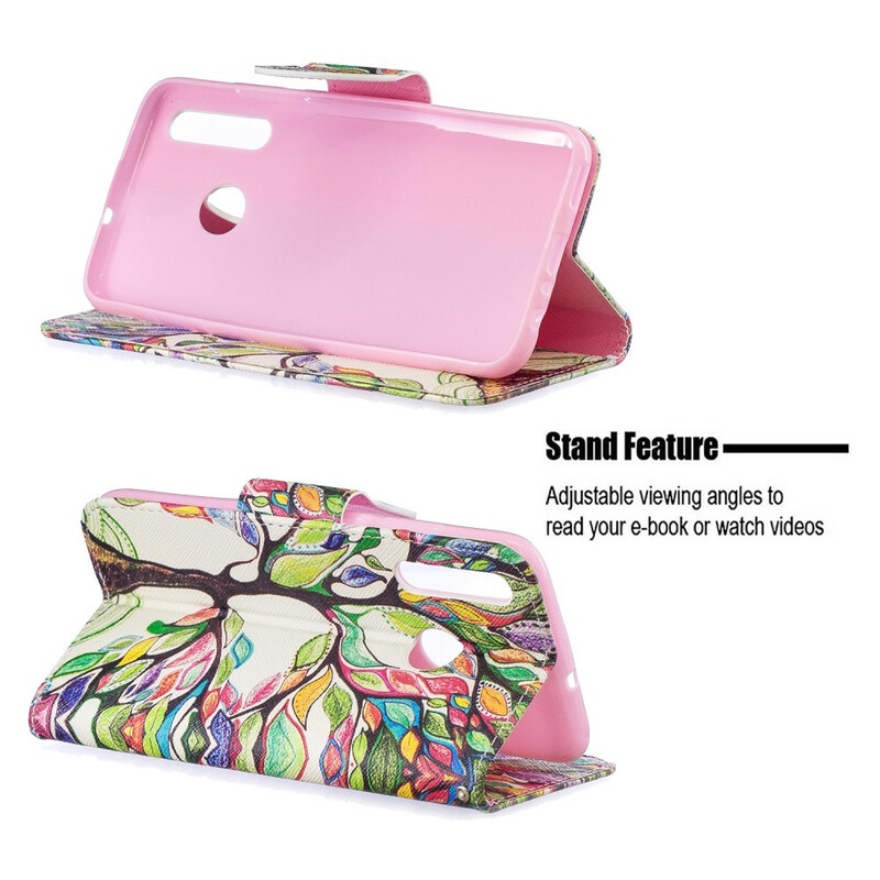 Capa Huawei P Smart Plus 2019 Árvore colorida