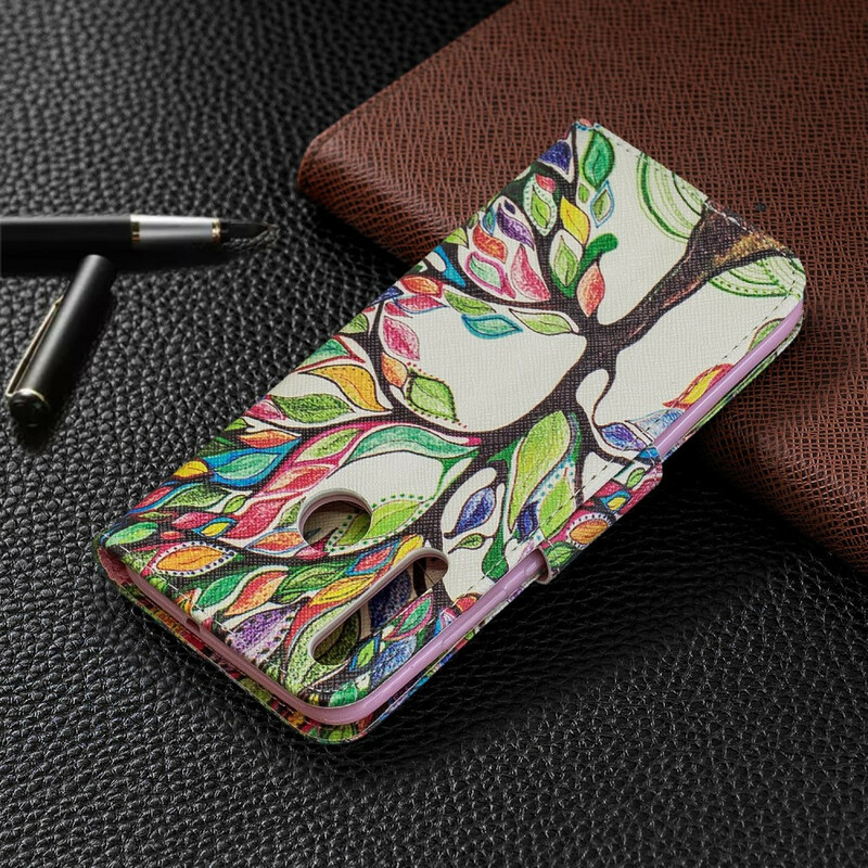 Capa Huawei P Smart Plus 2019 Árvore colorida