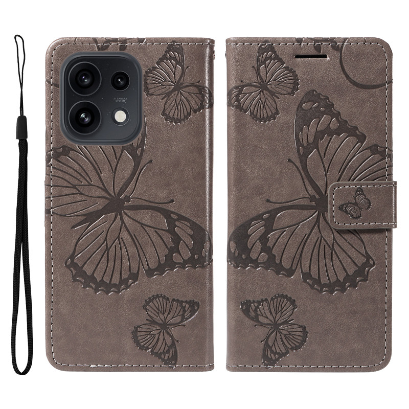 Capa para Oppo Reno 16 5G / 16 Pro 5G com borboletas gigantes