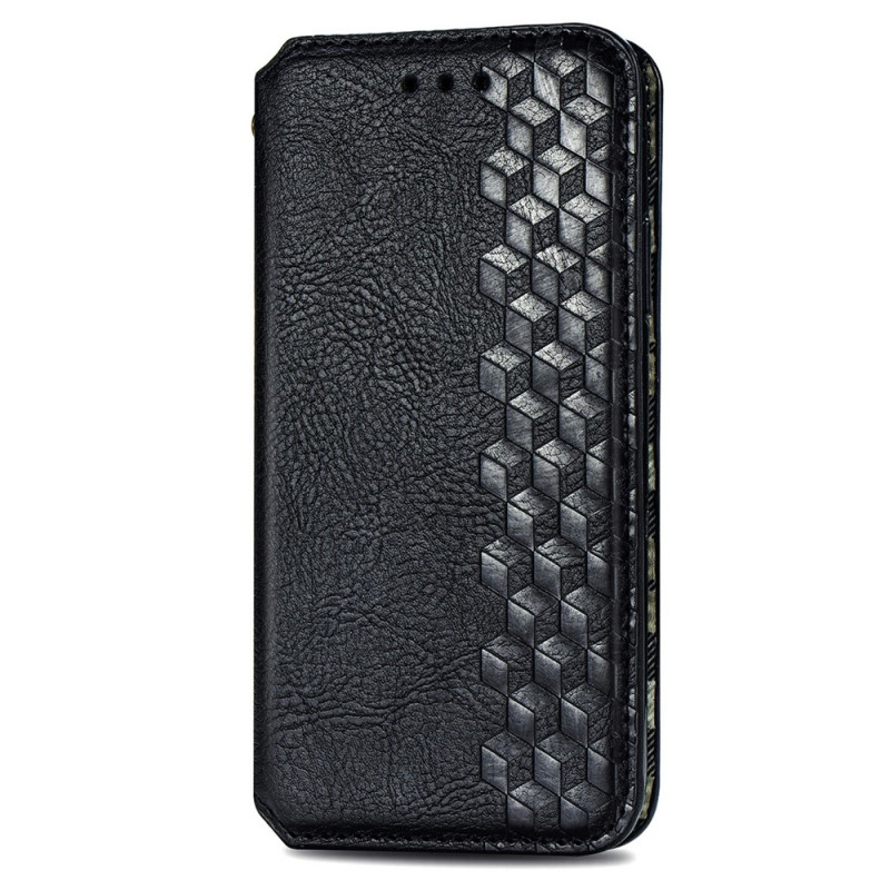 Capa Flip para Oppo Reno 16 5G / 16 Pro 5G com efeito camurça e friso