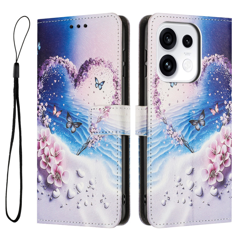 Capa para Oppo Reno 16 F 5G / 16 FS 5G Coração