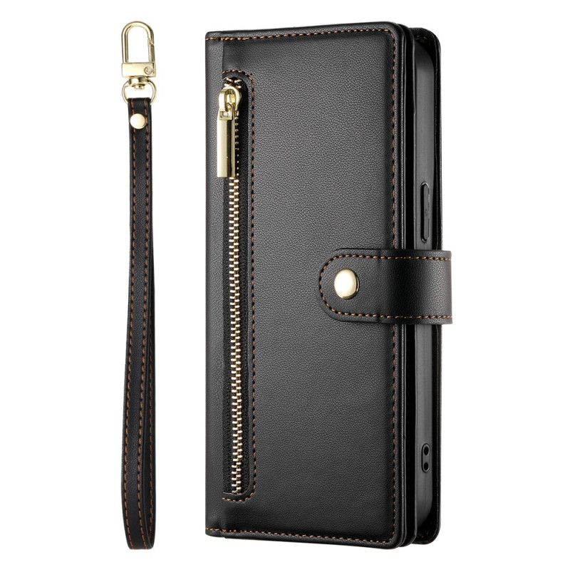 Capa para Oppo Reno 16 F 5G / 16 FS 5G tipo carteira com alça