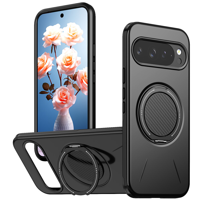 Capa para Google Pixel 11 Pro / 11 com suporte giratório integrado de 360°