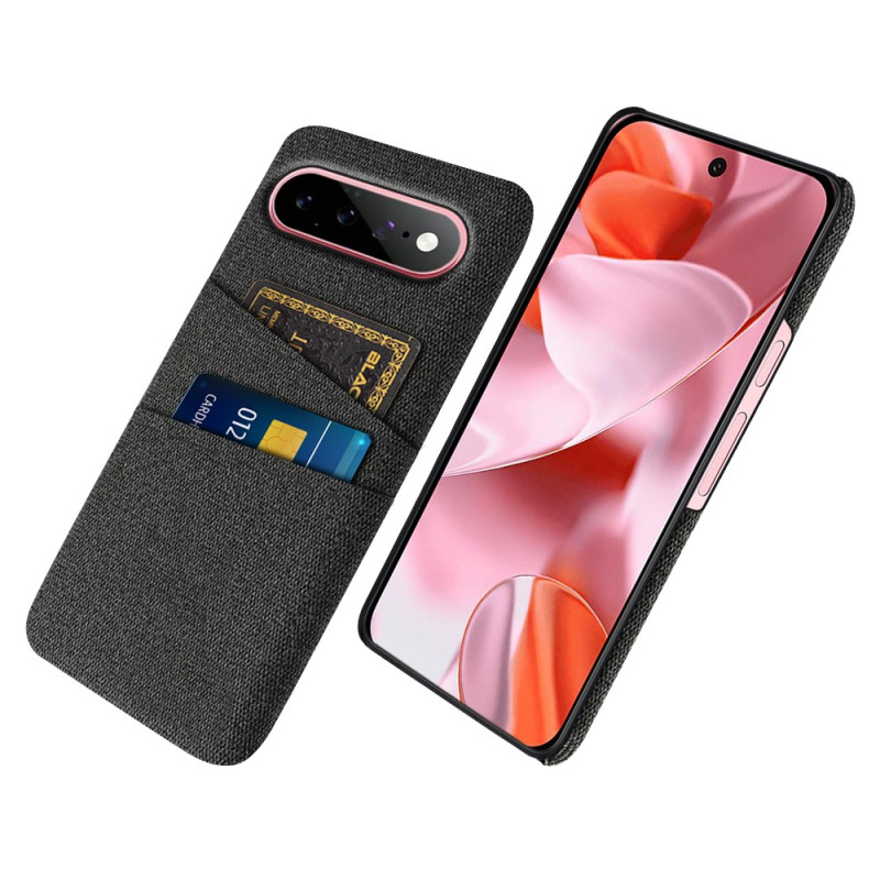 Capa para Google Pixel 11 Pro / 11 com efeito de tecido e porta-cartões
