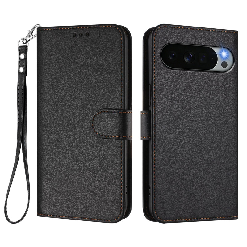 Capa para Google Pixel 11 Pro XL com efeito de couro liso