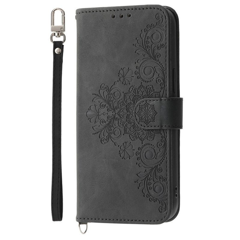 Capa para Google Pixel 11 Pro XL em renda com alça e correia de ombro