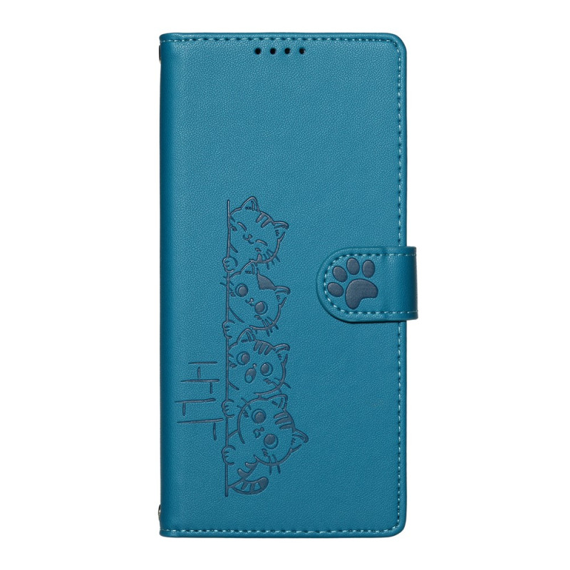 Capa para Google Pixel 11 Pro XL com padrão de gatos