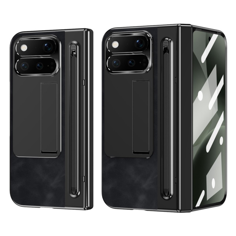 Capa para Google Pixel 11 Pro Fold com proteção da dobradiça, suporte e caneta