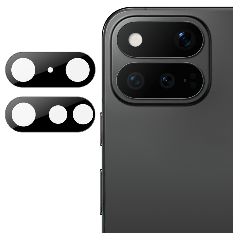 Lentille de Protection en Verre Trempé pour Google Pixel 11 Pro Fold (version noire)