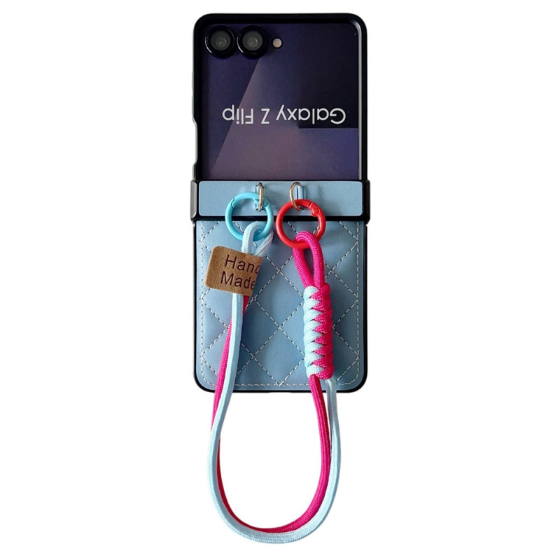 Capa acolchoada para Samsung Galaxy Z Flip 8 com alça