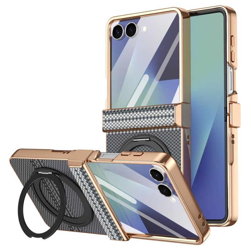 Capa magnética para Samsung Galaxy Z Flip 8 em fibra de aramida