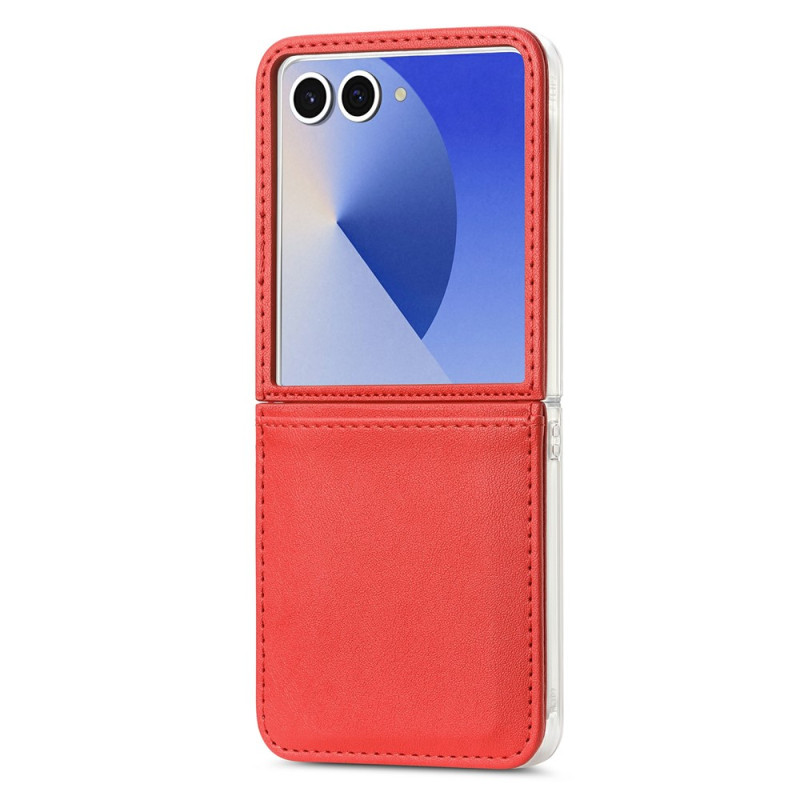 Capa Clássica para o Samsung Galaxy Z Flip 8 com porta-cartões