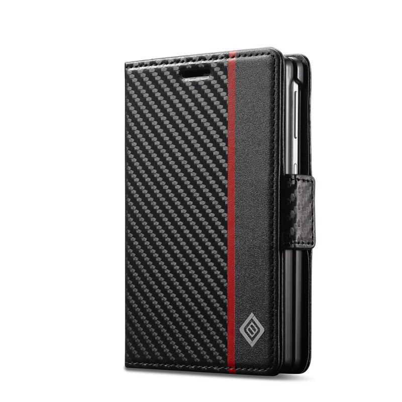 Capa para Samsung Galaxy Z Fold 8 em fibra de carbono LC.IMEEKE