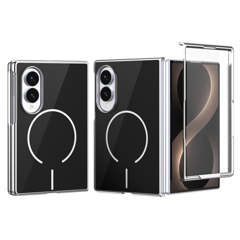 Capa magnética para Samsung Galaxy Z Fold 8 com parte traseira em vidro e proteção de ecrã