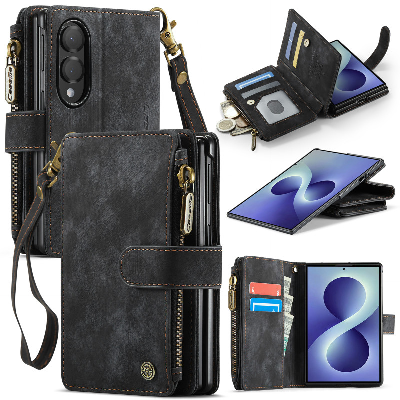 Capa CASEME para Samsung Galaxy Z Fold 8 com design vintage