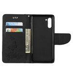 Samsung Galaxy Note 10 Esplêndida Borboleta com Bracelete